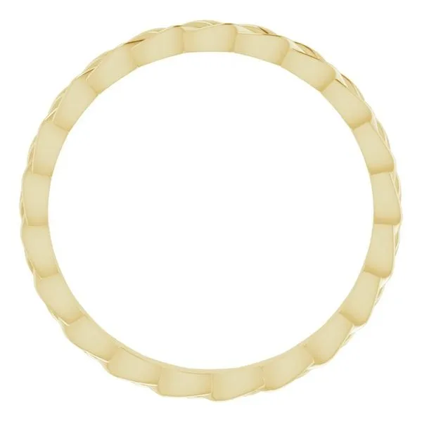 Woven-Design Band Image 2 Cherry Street Jewelers Tulsa, OK