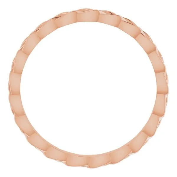 Woven-Design Band Image 2 Albert's Jewelers Kingsland, GA