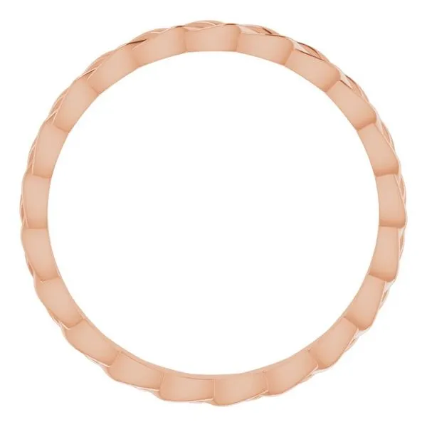 Woven-Design Band Image 2 Cherry Street Jewelers Tulsa, OK