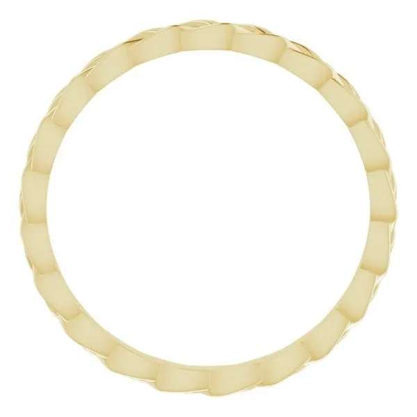 Woven-Design Band Image 2 Cherry Street Jewelers Tulsa, OK