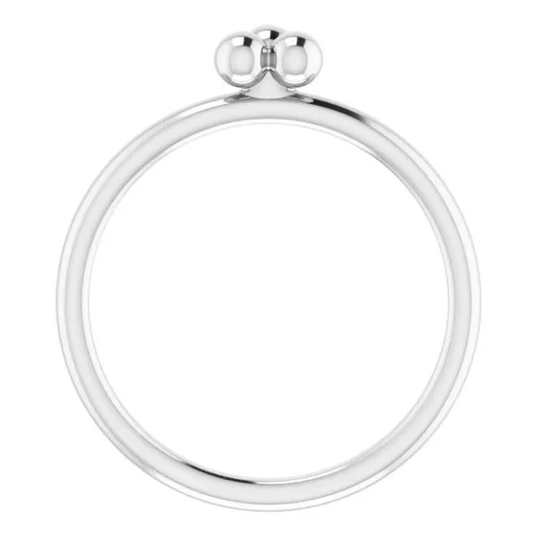 Stackable Beaded Ring Image 2 Linwood Custom Jewelers Linwood, NJ