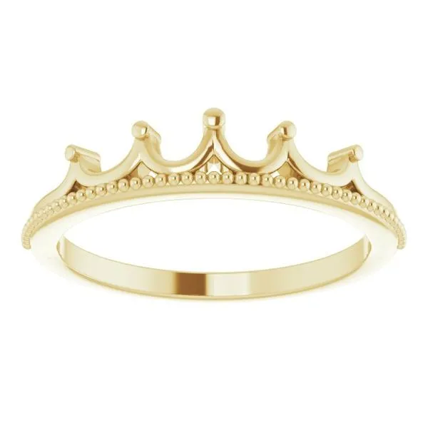 Stackable Crown Ring Image 3 Milan's Jewelry Inc Sarasota, FL