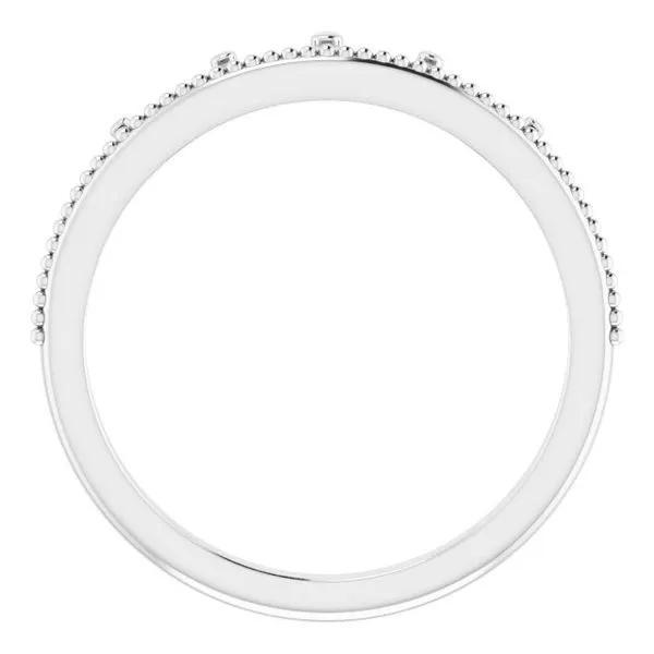 Stackable Crown Ring Image 2 Milan's Jewelry Inc Sarasota, FL