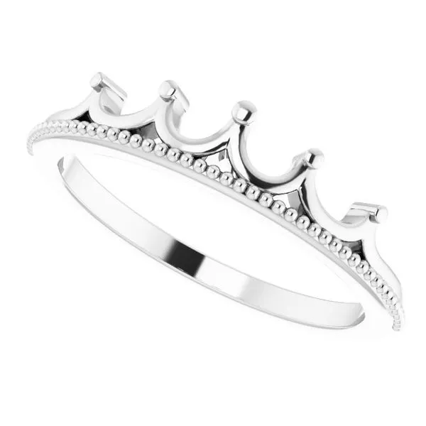 Stackable Crown Ring Image 5 James Wolf Jewelers Mason, OH