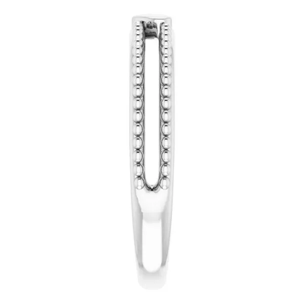 Milgrain Stackable Heart Ring Image 4 Milan's Jewelry Inc Sarasota, FL