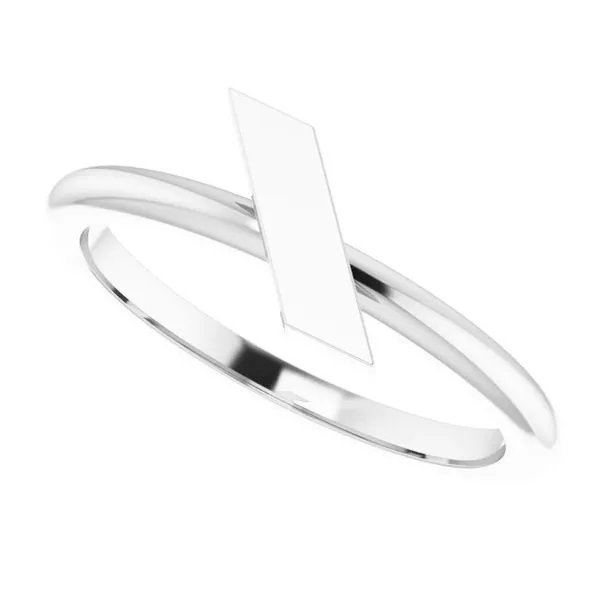 Stackable Bar Ring Image 5 M. J. Thomas Jewelers, Ltd. Stratford, CT