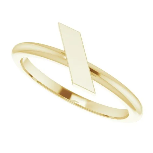 Stackable Bar Ring Image 5 James Wolf Jewelers Mason, OH