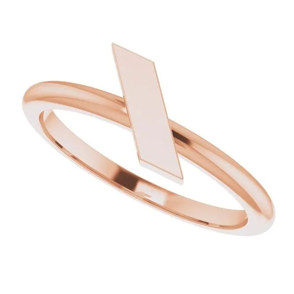 Stackable Bar Ring Image 5 James Wolf Jewelers Mason, OH