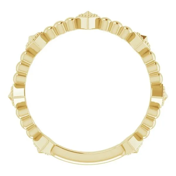 Stackable Pyramid Ring Image 2 Jerald Jewelers Latrobe, PA