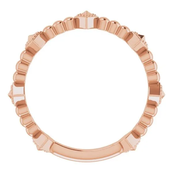 Stackable Pyramid Ring Image 2 James Wolf Jewelers Mason, OH