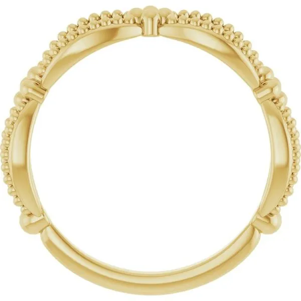 Stackable Bead Ring Image 2 Milan's Jewelry Inc Sarasota, FL