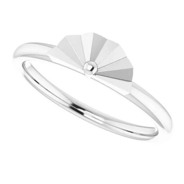 Starburst Stackable Ring Image 5 James Wolf Jewelers Mason, OH