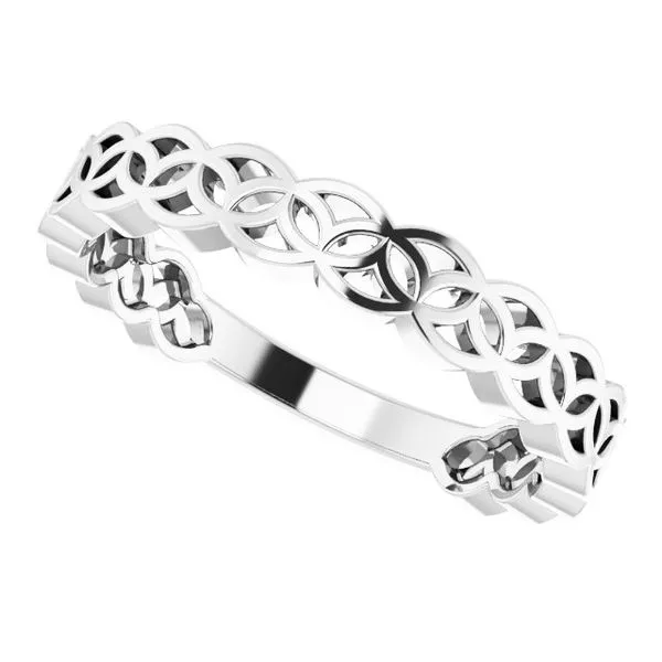 Geometric Stackable Ring Image 5 James Wolf Jewelers Mason, OH