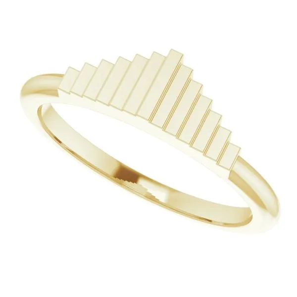 Geometric Stackable Ring Image 5 John E. Koller Jewelry Designs owasso, OK