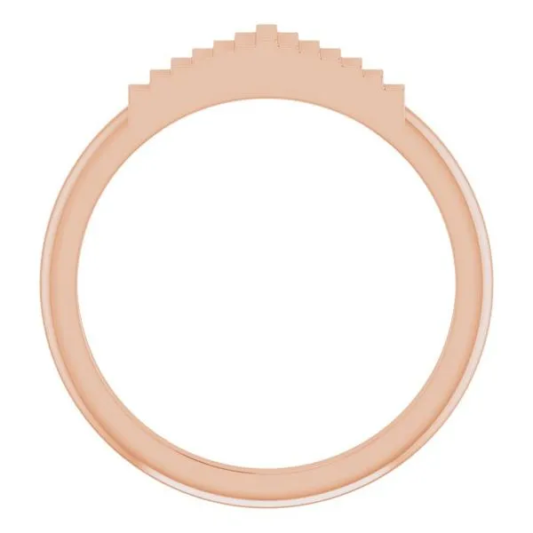 Geometric Stackable Ring Image 2 John E. Koller Jewelry Designs owasso, OK