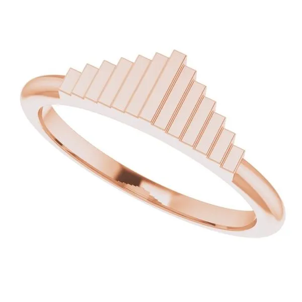 Geometric Stackable Ring Image 5 John E. Koller Jewelry Designs owasso, OK