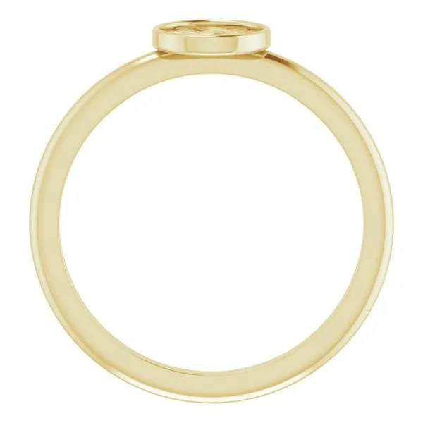 Stackable Eye of Providence Ring Image 2 James Wolf Jewelers Mason, OH