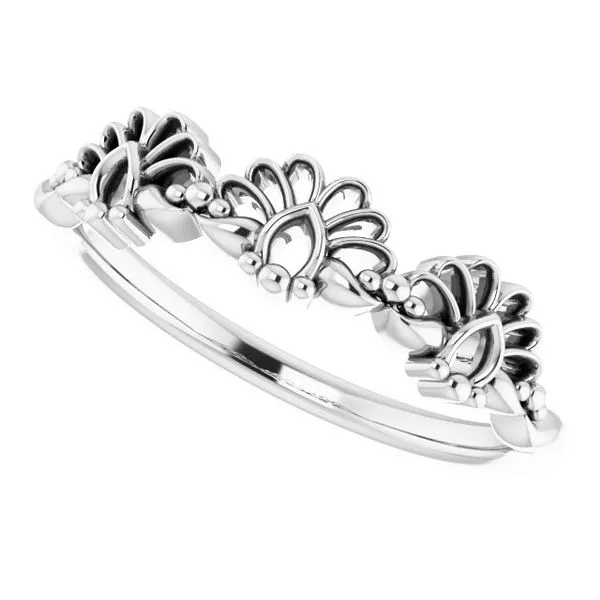 Vintage-Inspired Stackable Ring Image 5 Long Jewelers Chesapeake, VA