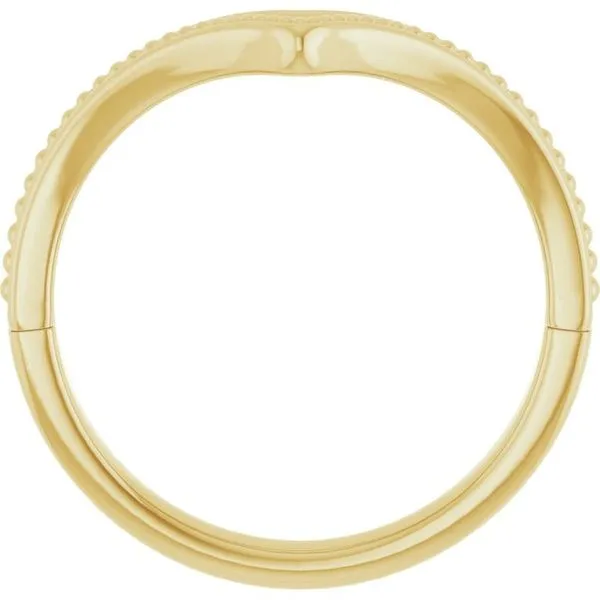 Beaded V Ring Image 2 James Wolf Jewelers Mason, OH