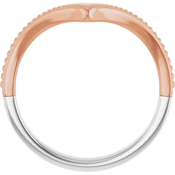 Beaded V Ring Image 2 Leslie E. Sandler Fine Jewelry and Gemstones rockville , MD