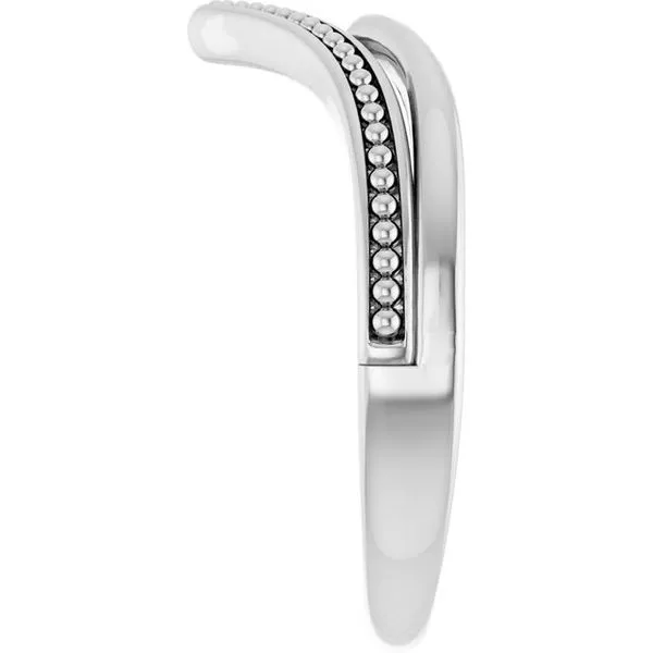 Beaded V Ring Image 4 Long Jewelers Chesapeake, VA