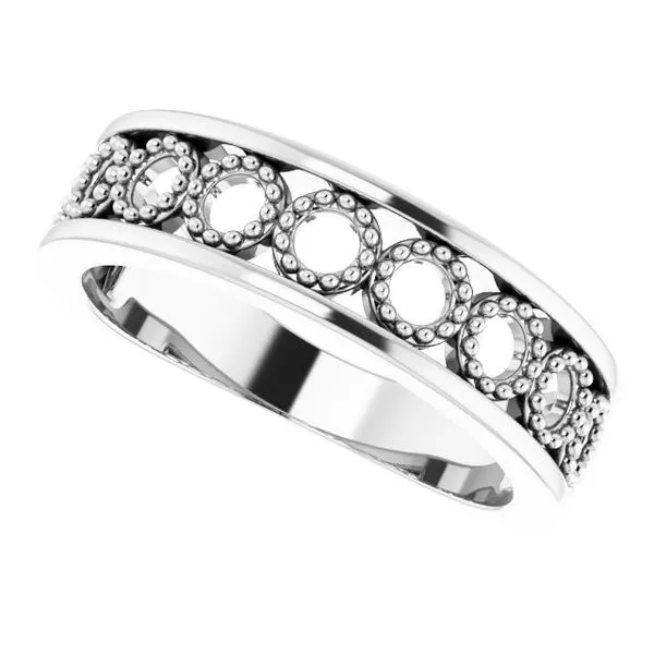 Stackable Geometric Ring Image 5 James Wolf Jewelers Mason, OH