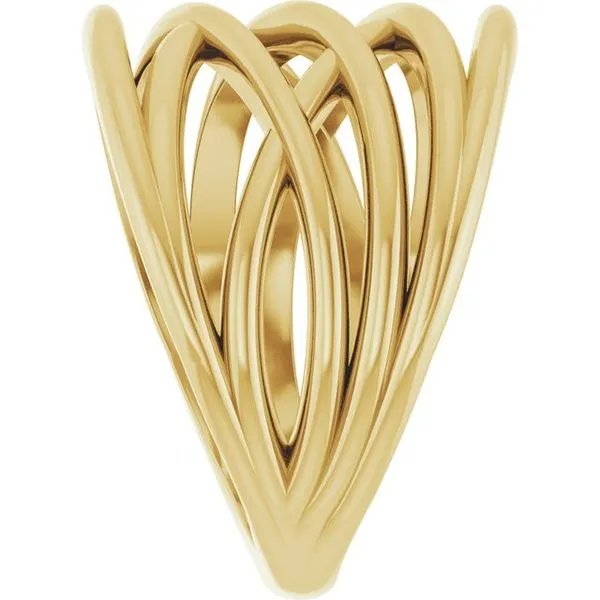 Criss-Cross Ring Image 4 James Wolf Jewelers Mason, OH