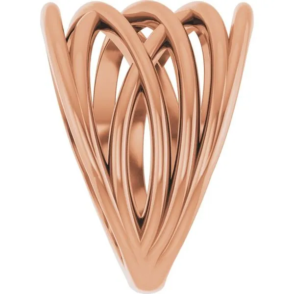 Criss-Cross Ring Image 4 James Wolf Jewelers Mason, OH