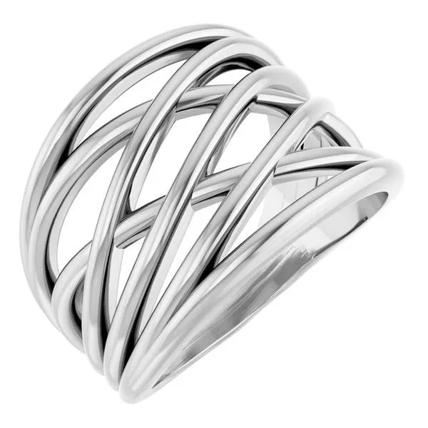 Criss-Cross Ring Jerald Jewelers Latrobe, PA