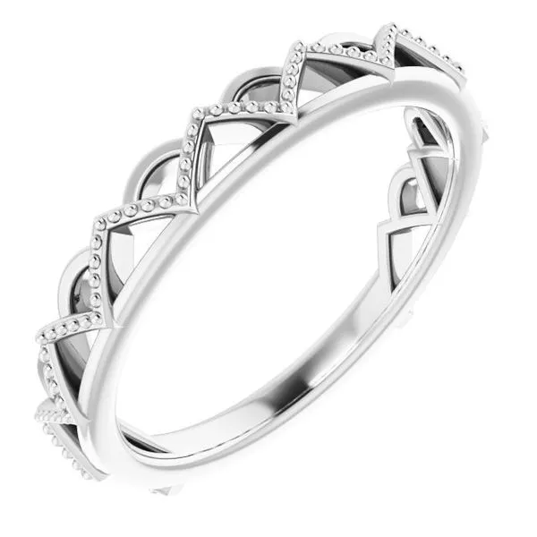 Stackable Crown Ring D'Errico Jewelry Scarsdale, NY