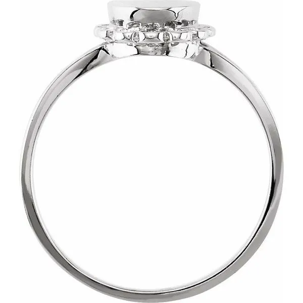 Oval Signet Ring Image 2 Milan's Jewelry Inc Sarasota, FL