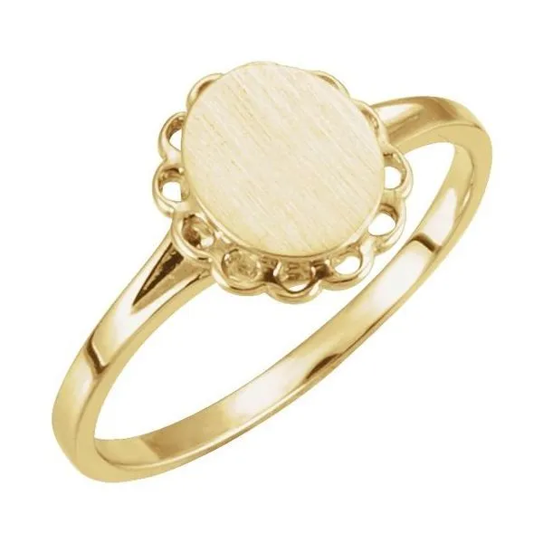 Oval Signet Ring Jerald Jewelers Latrobe, PA