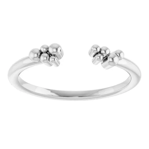 Beaded Negative Space Ring Image 3 Jerald Jewelers Latrobe, PA