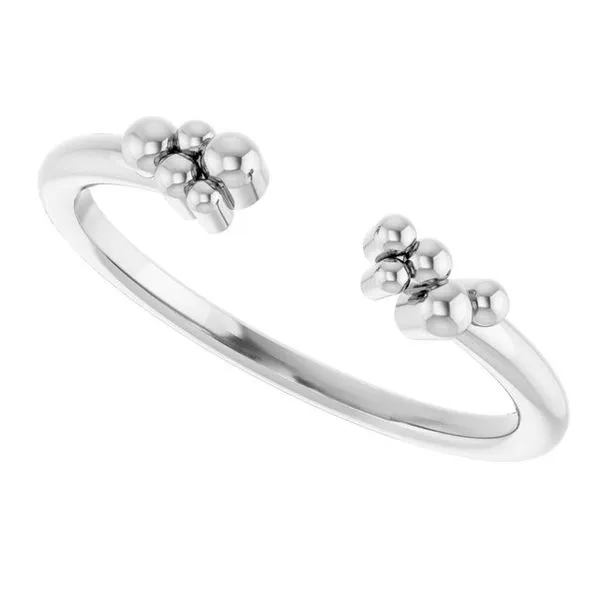 Beaded Negative Space Ring Image 5 Jerald Jewelers Latrobe, PA