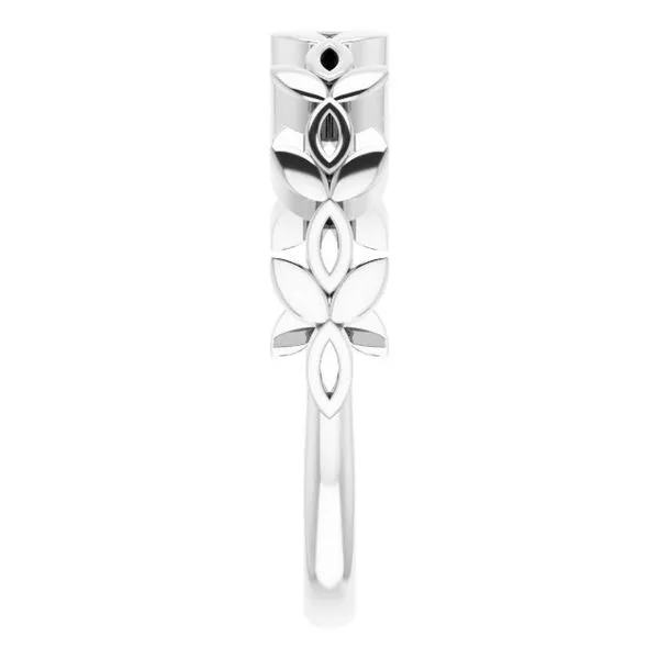 Stackable Floral Ring Image 4 John E. Koller Jewelry Designs owasso, OK