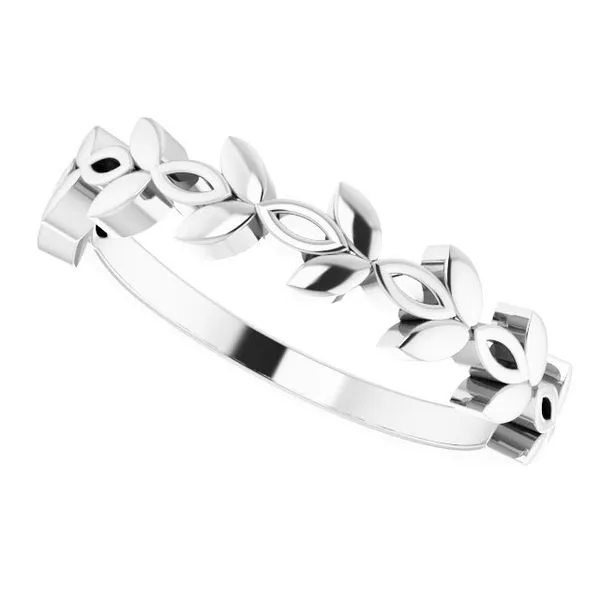 Stackable Floral Ring Image 5 John E. Koller Jewelry Designs owasso, OK