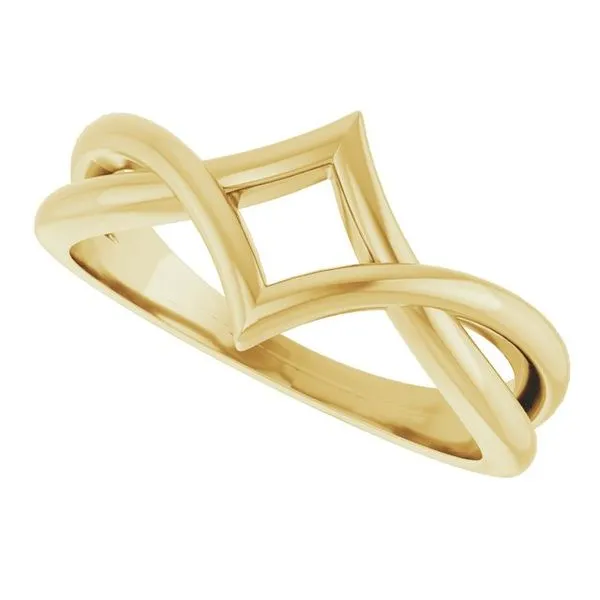 Geometric Negative Space Ring Image 5 Milan's Jewelry Inc Sarasota, FL