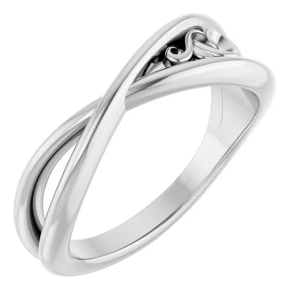 Sculptural Criss-Cross Ring Comstock Jewelers Edmonds, WA