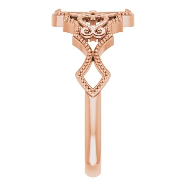 Vintage-Inspired Ring Image 4 James Wolf Jewelers Mason, OH