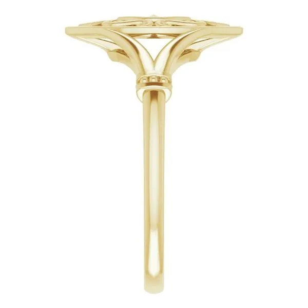 Vintage-Inspired Ring Image 4 James Wolf Jewelers Mason, OH