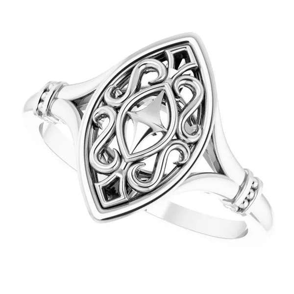 Vintage-Inspired Ring Image 5 Milan's Jewelry Inc Sarasota, FL