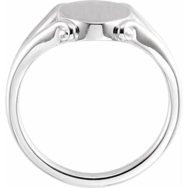 Oval Signet Ring Image 2 Woelk's House of Diamonds Russell, KS