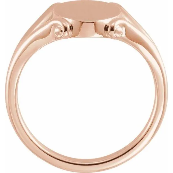 Oval Signet Ring Image 2 M. J. Thomas Jewelers, Ltd. Stratford, CT