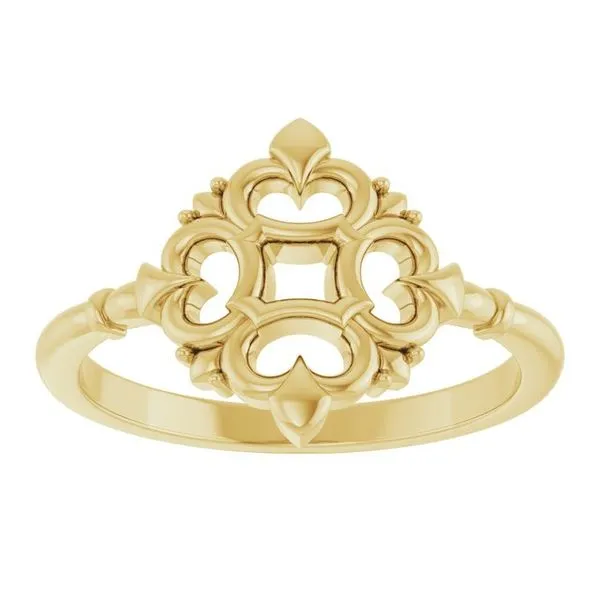 Vintage-Inspired Ring Image 3 Long Jewelers Chesapeake, VA