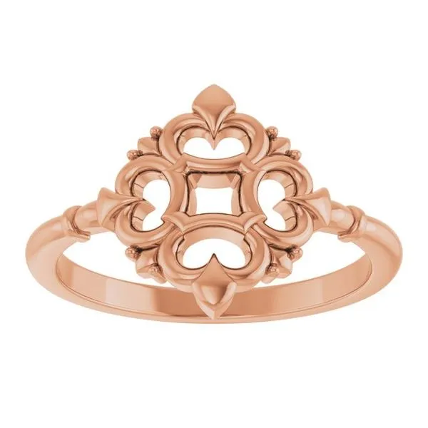 Vintage-Inspired Ring Image 3 James Wolf Jewelers Mason, OH