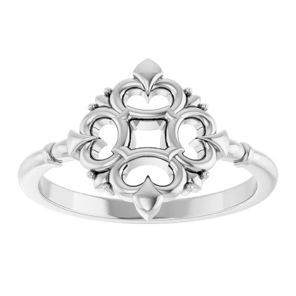 Vintage-Inspired Ring Image 3 James Wolf Jewelers Mason, OH