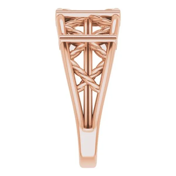 Stackable Lattice Ring Image 4 Milan's Jewelry Inc Sarasota, FL