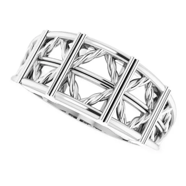 Stackable Lattice Ring Image 5 Comstock Jewelers Edmonds, WA