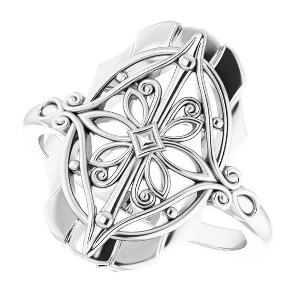 Vintage-Inspired Ring Image 5 Milan's Jewelry Inc Sarasota, FL