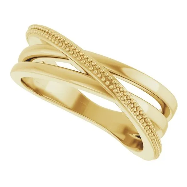 Criss-Cross Ring Image 5 James Wolf Jewelers Mason, OH